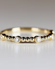 Dainty Diamond Wedding Band