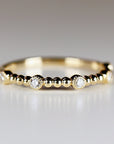 Dainty Diamond Wedding Band - Melt'm Jewelry