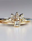 Diamond Curve Band Ring - Melt'm Jewelry
