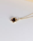 14k Gold 3D Puffy Heart Pendant Necklace - Melt'm Jewelry
