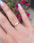 14k Gold Sun Ring