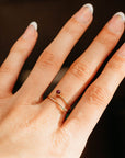 Ruby Ring 14k Solid Gold, July Birthstone Ring - Melt'm Jewelry