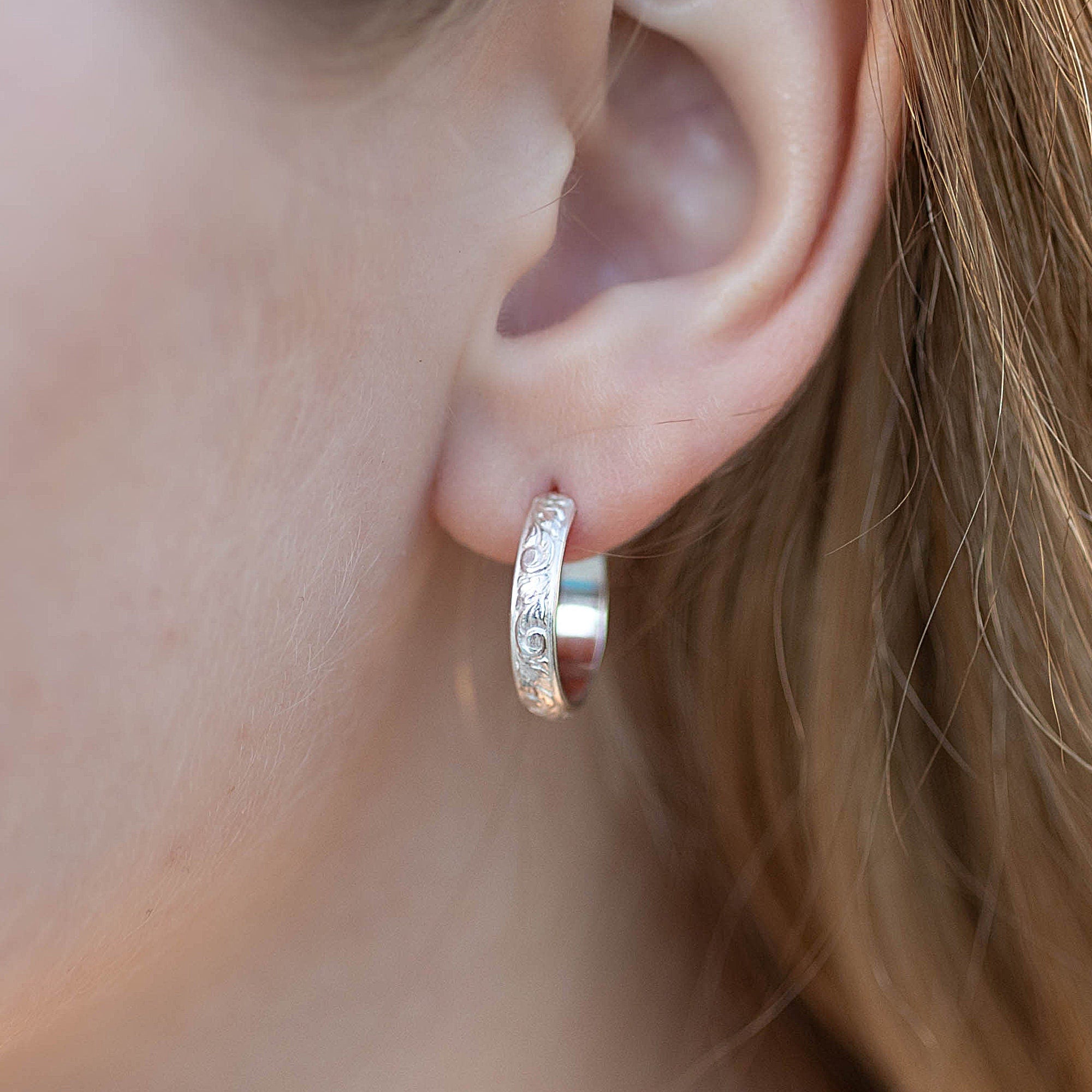 Small Gold Hoops, Gold Filled Hoop Earrings - Melt'm Jewelry