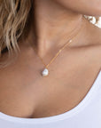 Baroque Natural Pearl Necklace, Freshwater Pearl Necklace Gold Filled, June Birthstone, Layering Necklace, Bridal Jewelry