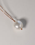 Rose Gold Natural Pearl Necklace