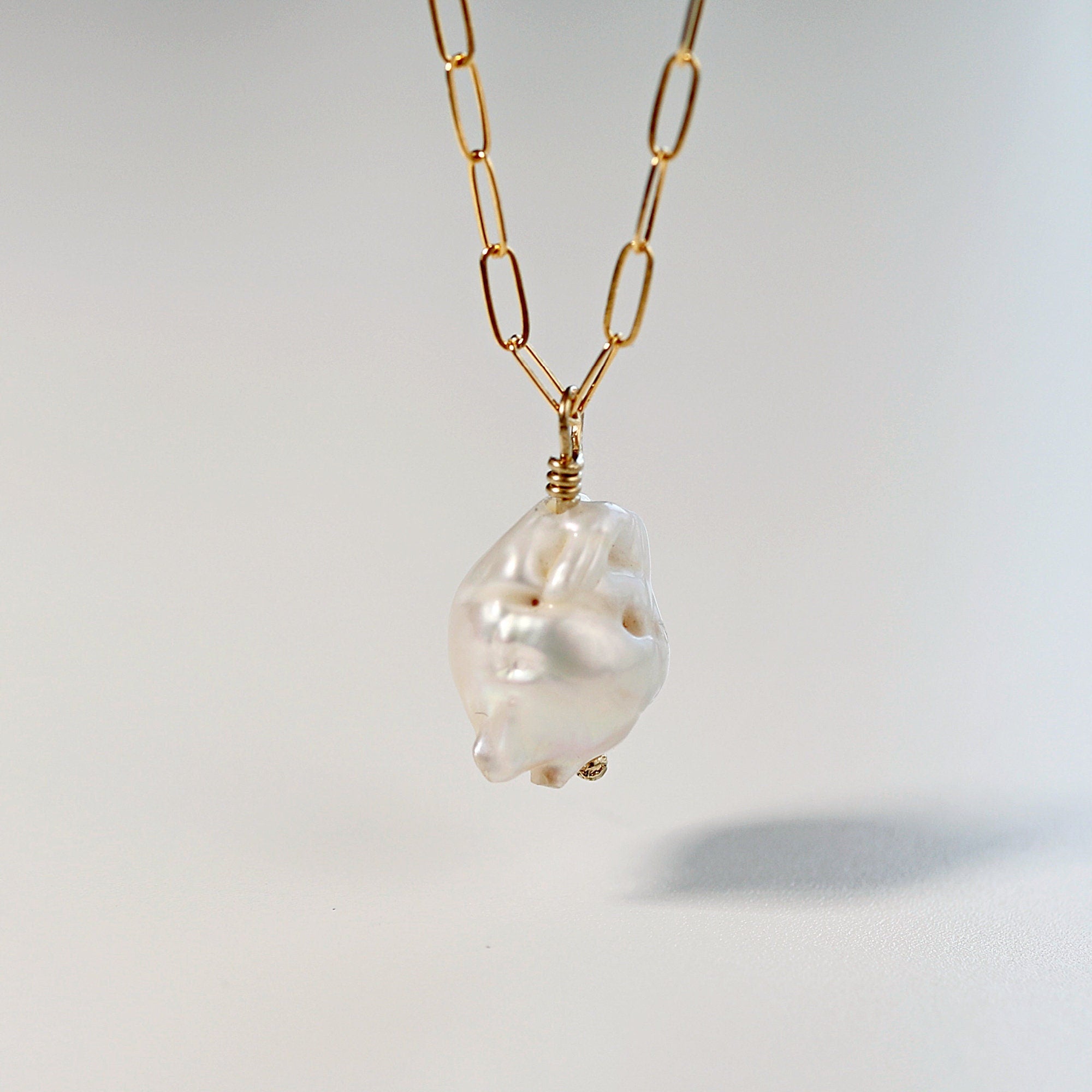 Baroque Natural Pearl Necklace - Melt'm Jewelry