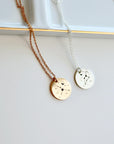 Gold Constellation Necklace, Custom Zodiac Necklace