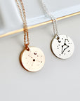 Gold Constellation Necklace, Custom Zodiac Necklace - Melt'm Jewelry