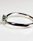 Blue Montana Sapphire V Shaped Ring 14K Gold - Melt'm Jewelry