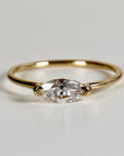 Marquise Moissanite Ring in 14k Gold - Melt'm Jewelry
