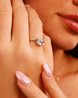 Aquamarine Engagement Ring - Melt'm Jewelry