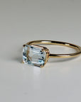 Aquamarine Engagement Ring