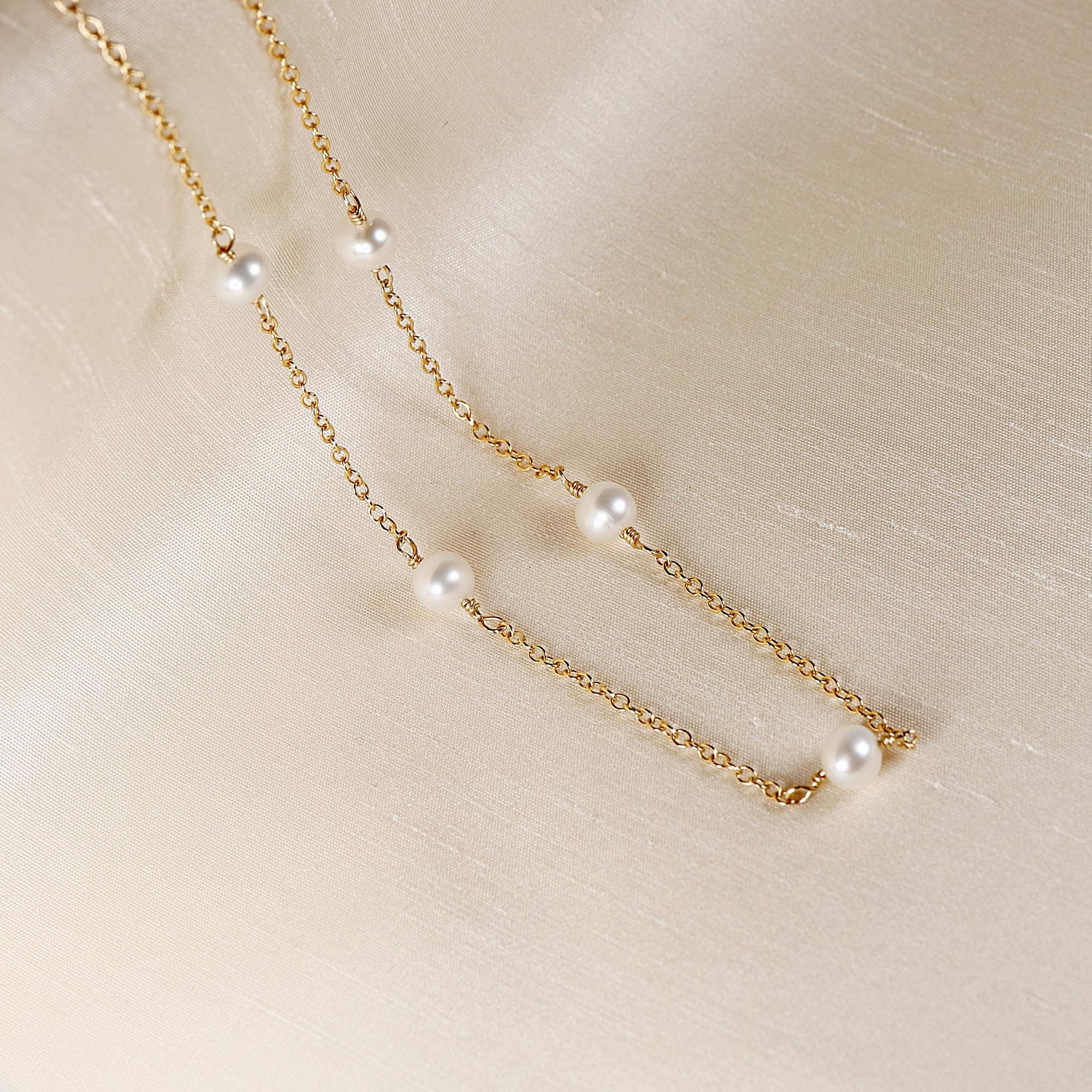 Freshwater Pearl Choker Necklace - Melt'm Jewelry