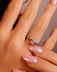 Aquamarine Engagement Ring