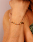 Three Birthstone Bracelet 14k Gold Filled - Melt'm Jewelry
