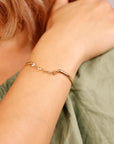 Three Birthstone Bracelet 14k Gold Filled - Melt'm Jewelry