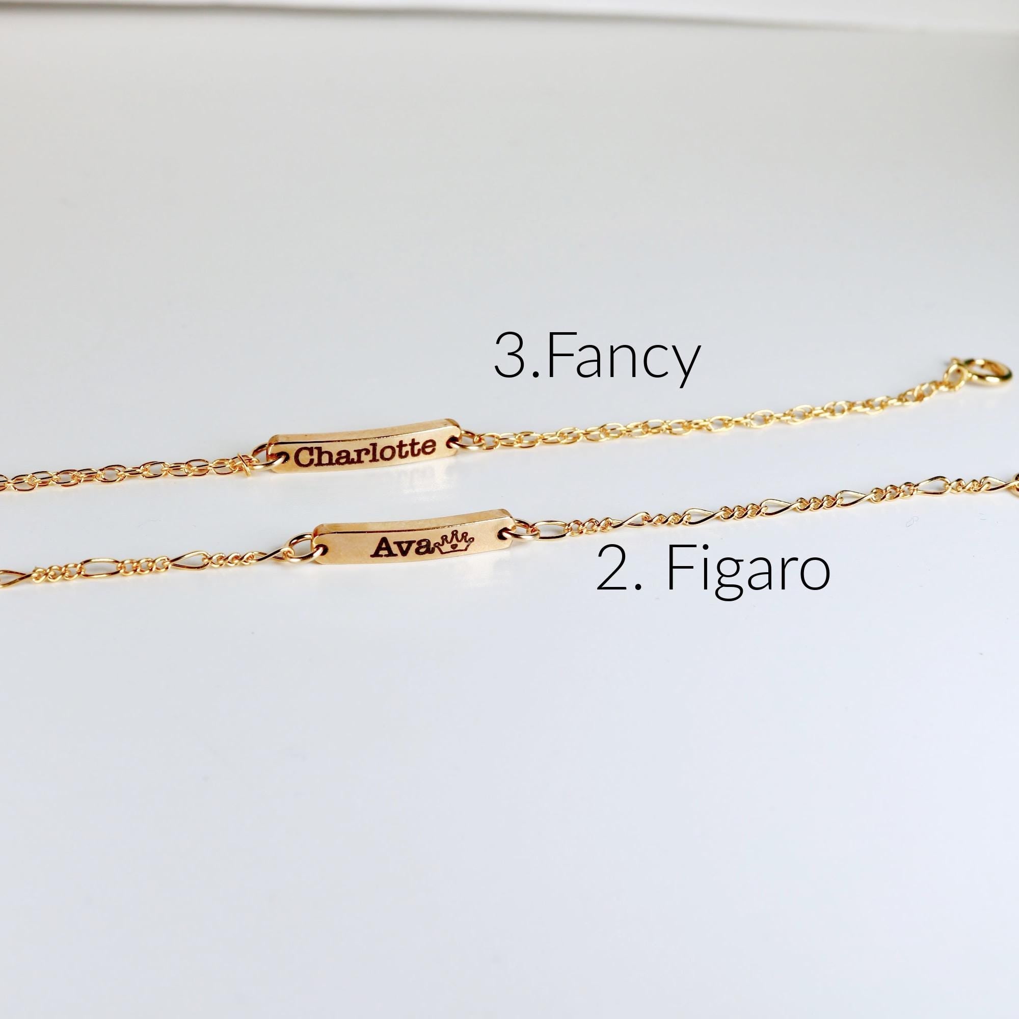 Engraved Kids Bar Bracelet Gold Filled, Custom Nameplate Bracelet for Baby or Toddler - Melt'm Jewelry