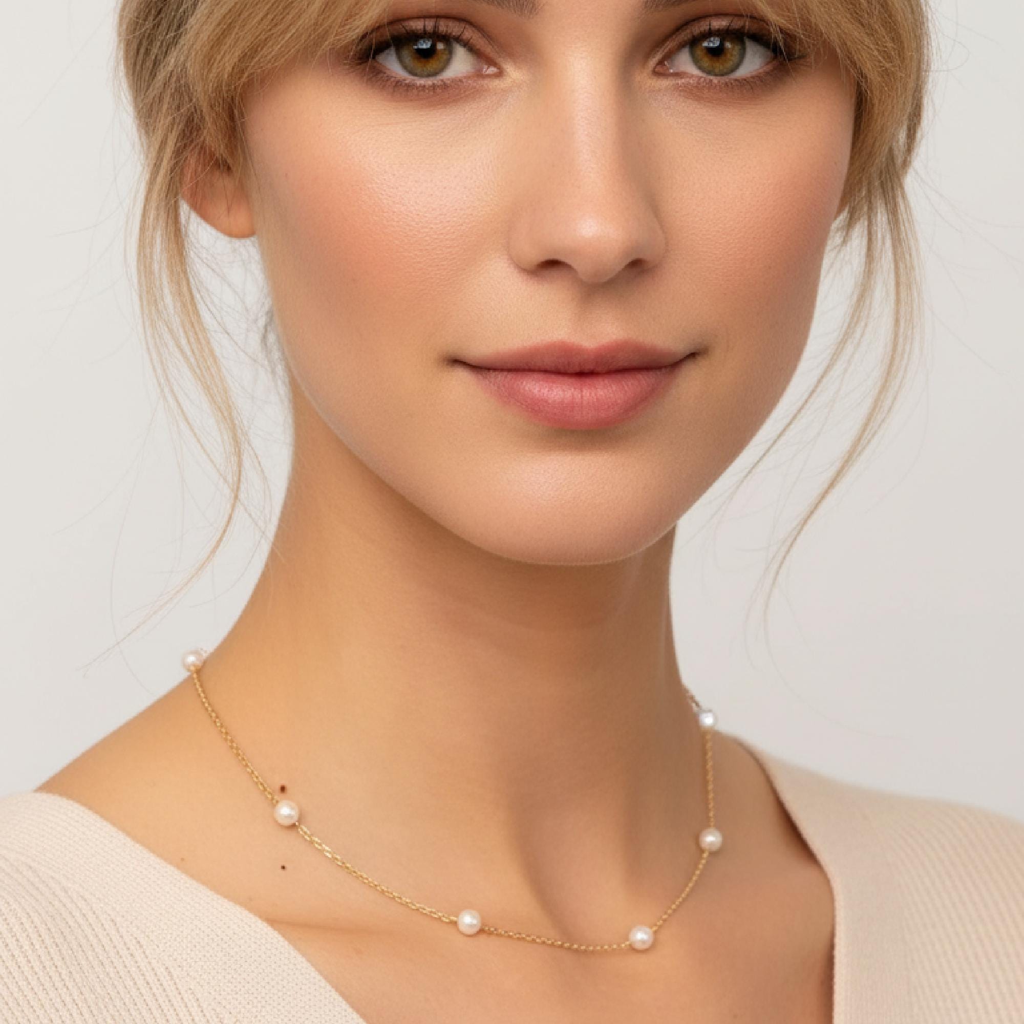 Freshwater Pearl Choker Necklace - Melt'm Jewelry