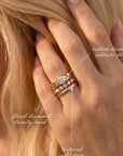 Diamond Eternity Ring in 14k White Gold, Rose Gold or Yellow Gold - Melt'm Jewelry