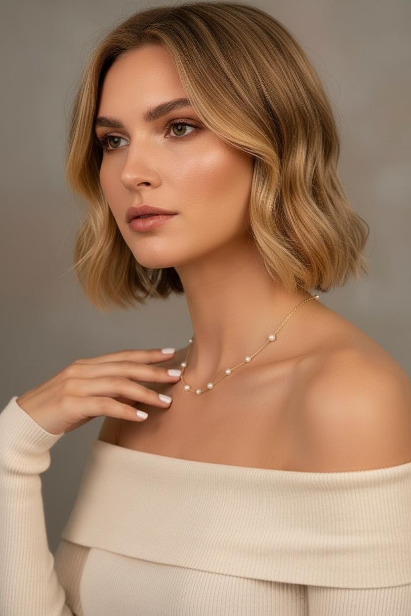 Freshwater Pearl Choker Necklace - Melt'm Jewelry