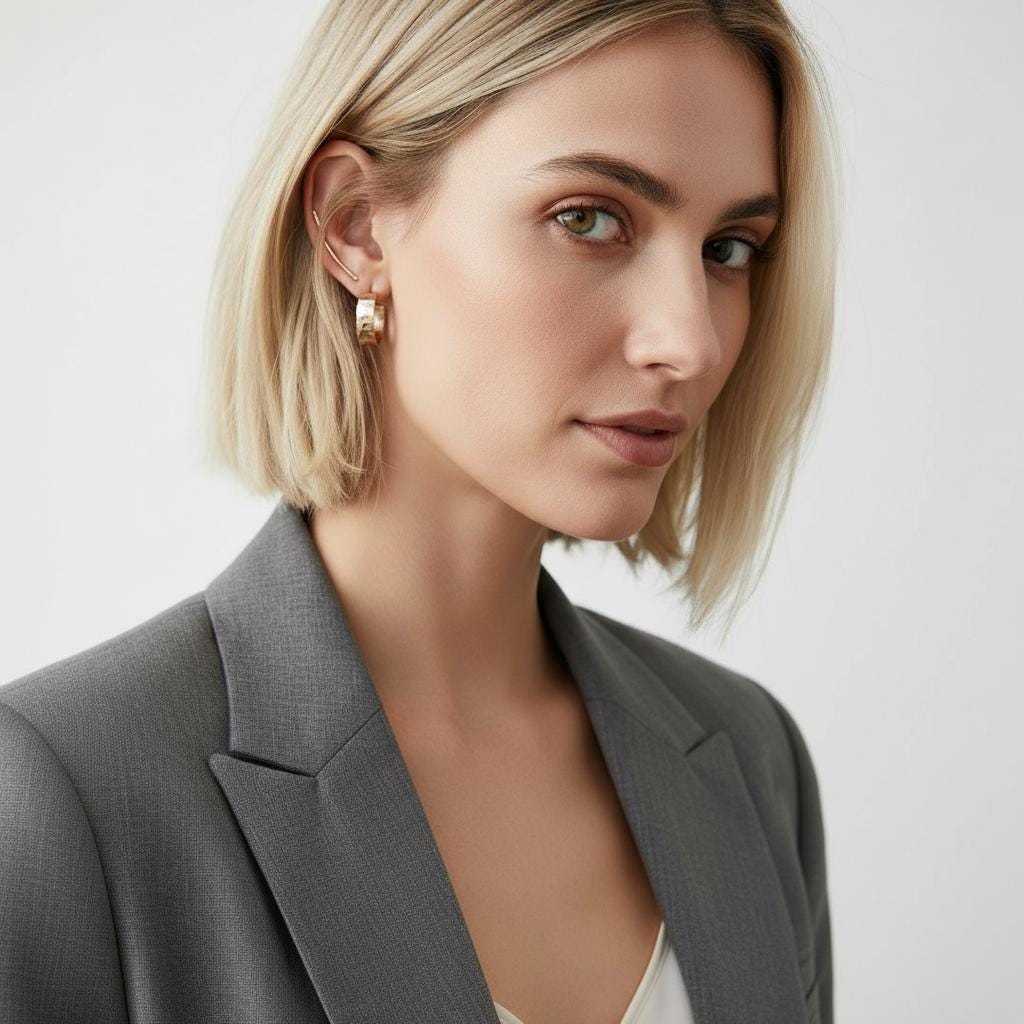 Chunky Gold Hoops, Hammered Gold Thick Hoop Earrings - Melt'm Jewelry