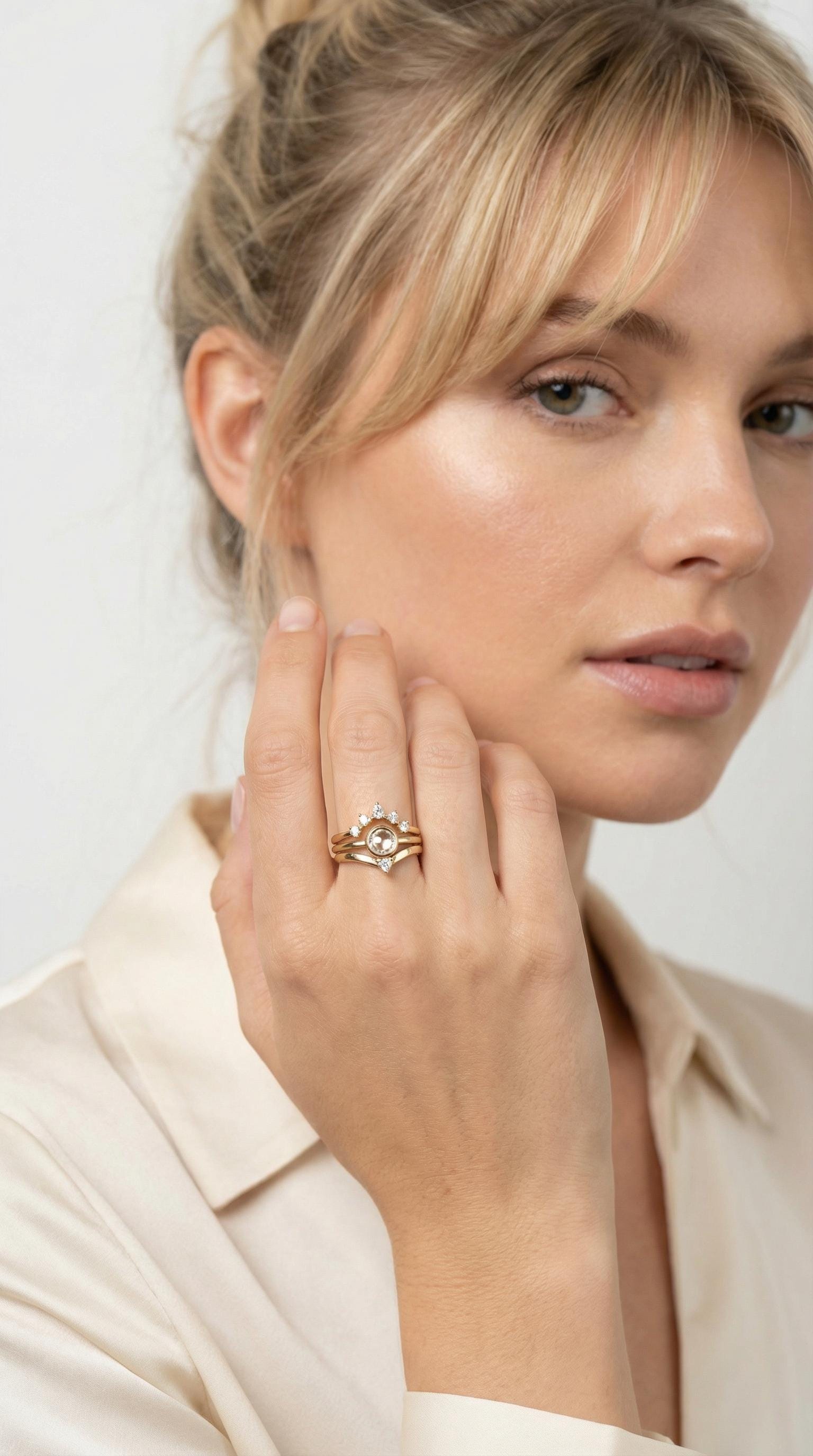 Diamond Princess Crown Ring