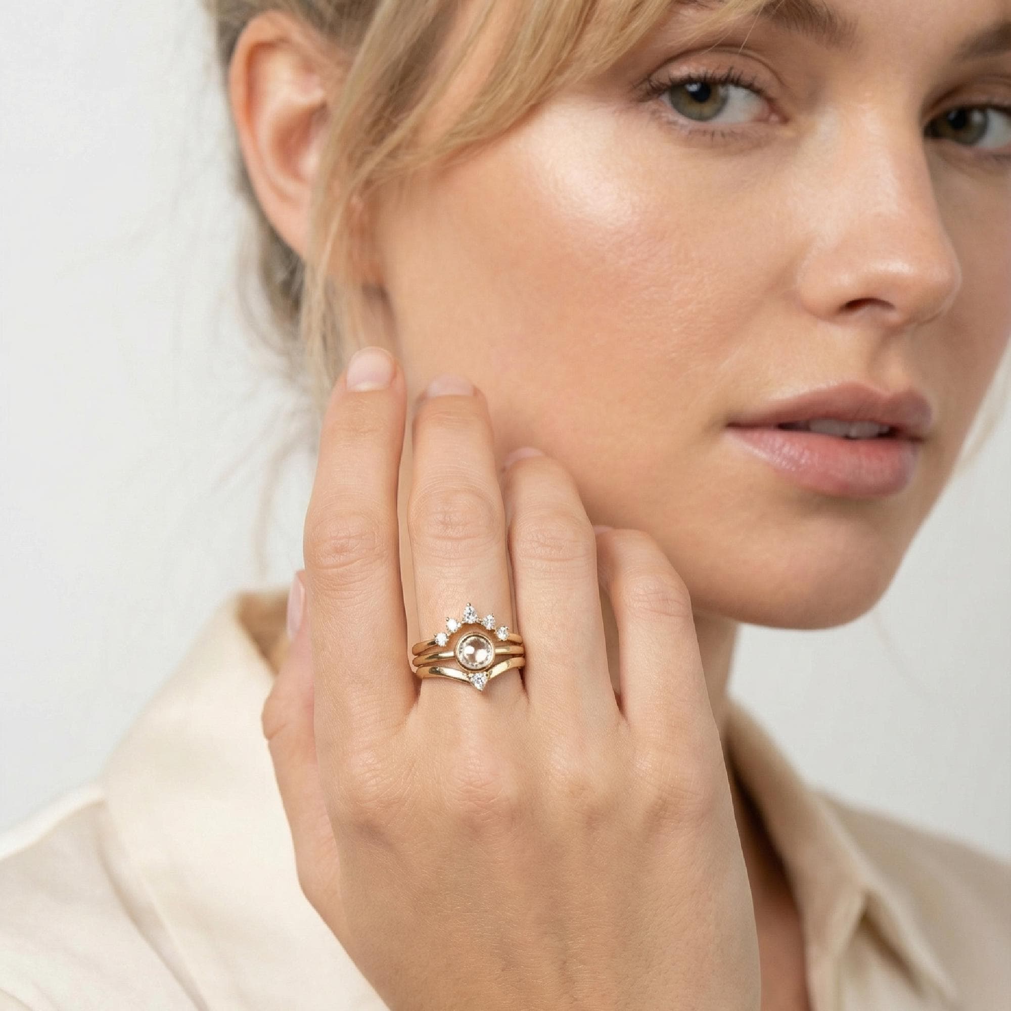 Diamond Princess Crown Ring