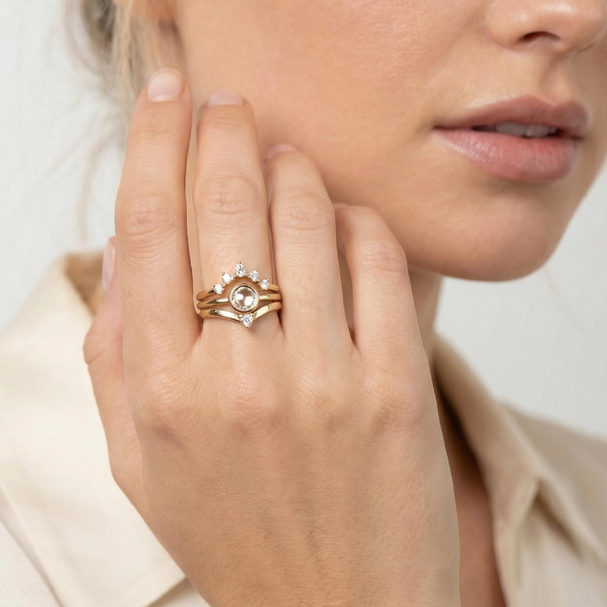 Diamond Princess Crown Ring - Melt'm Jewelry