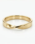 Mobius Ring 14k Gold, His and Hers Matching Band