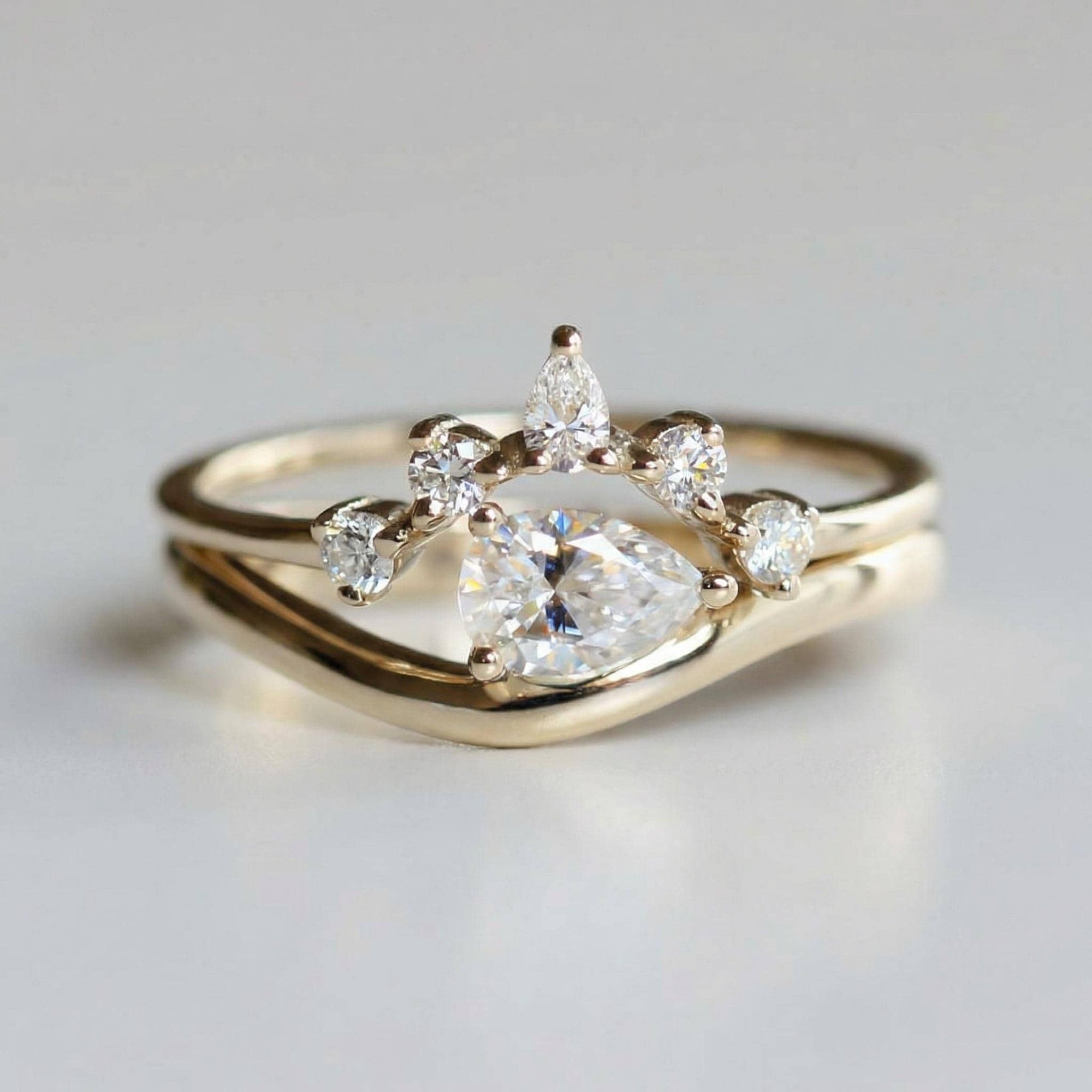 Diamond Princess Crown Ring