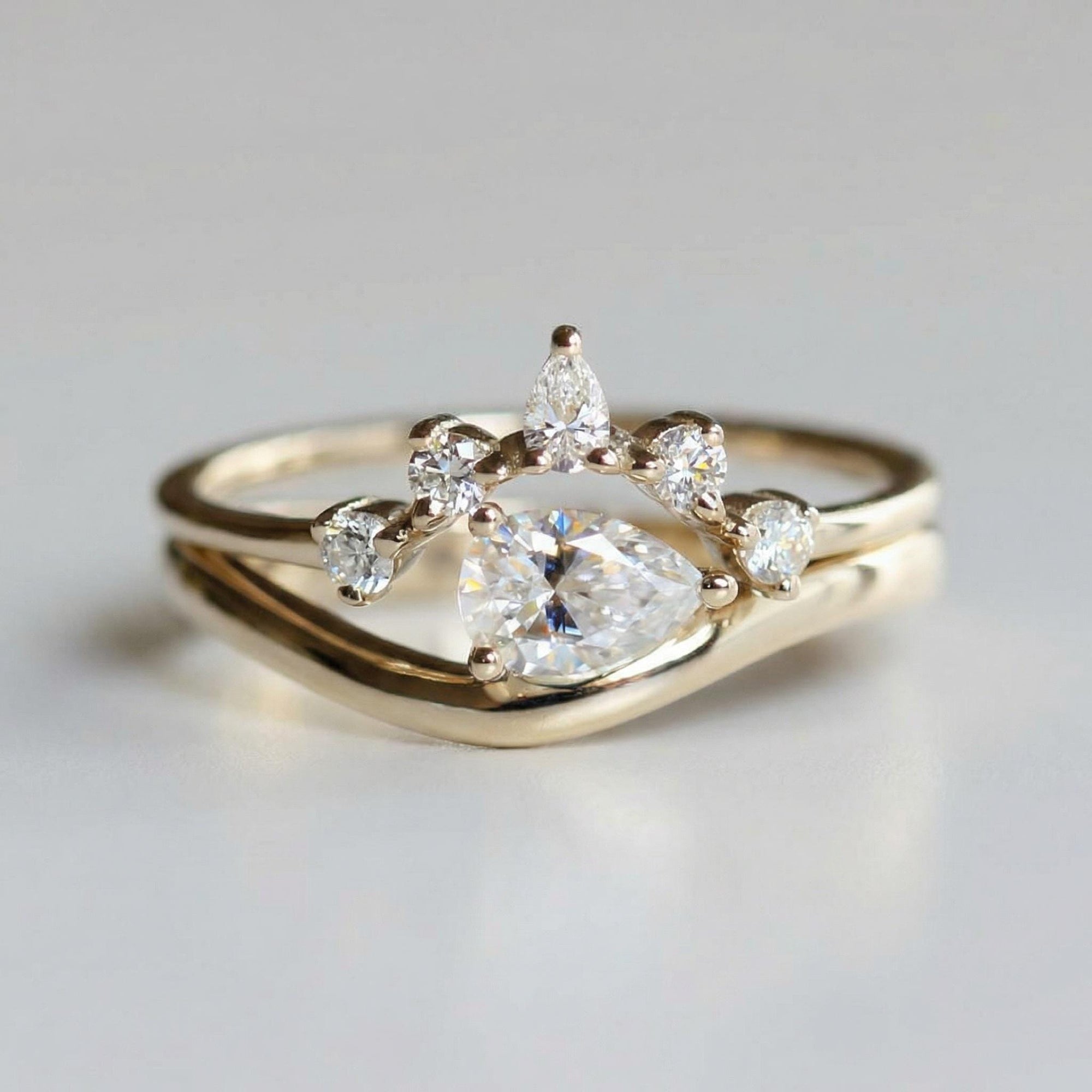 Diamond Princess Crown Ring - Melt'm Jewelry