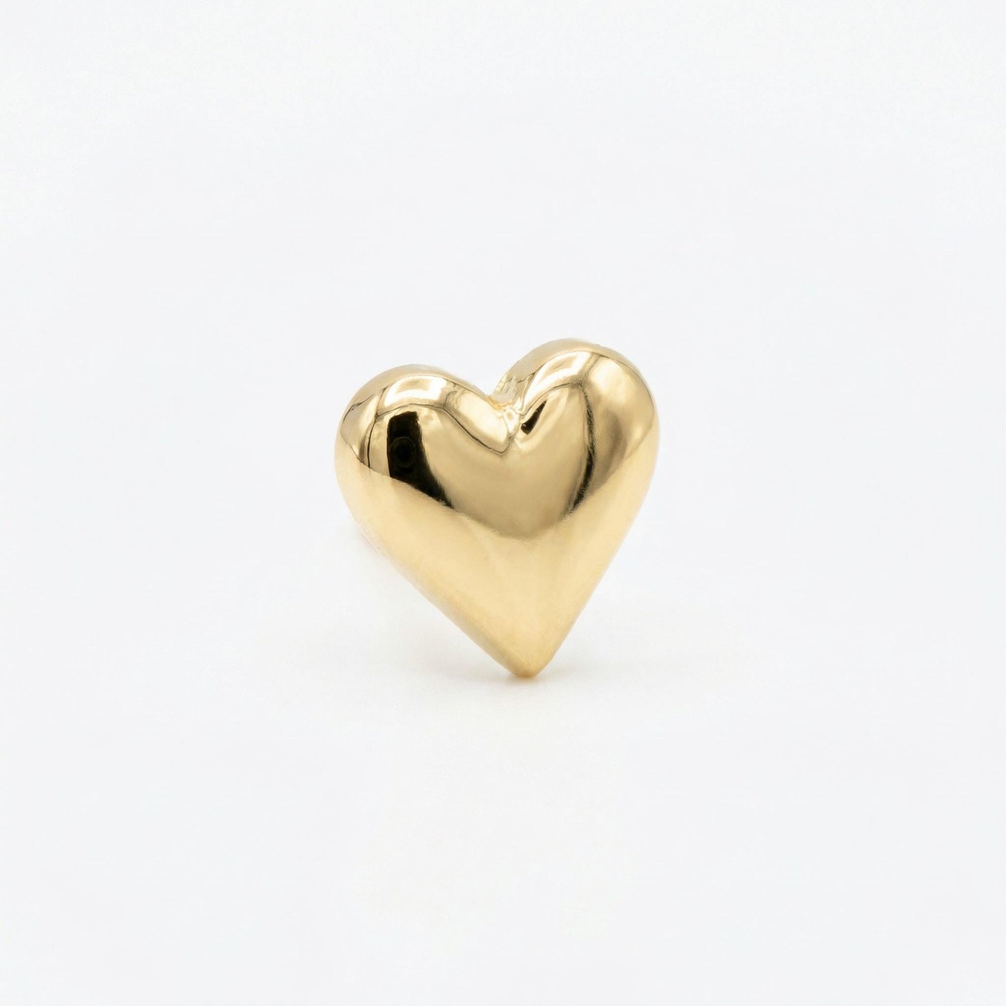 Heart Cartilage Earrings in 14k Gold - Melt'm Jewelry