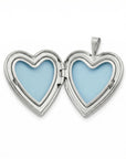 Heart Photo Locket Necklace Sterling Silver, Memorial Jewelry, Pet Memory Locket