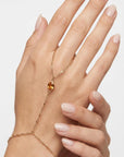Gold Hand Chain Bracelet
