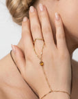Gold Hand Chain Bracelet - Melt'm Jewelry