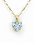 march birthstone aquamarine necklace minimalist gold jewelry