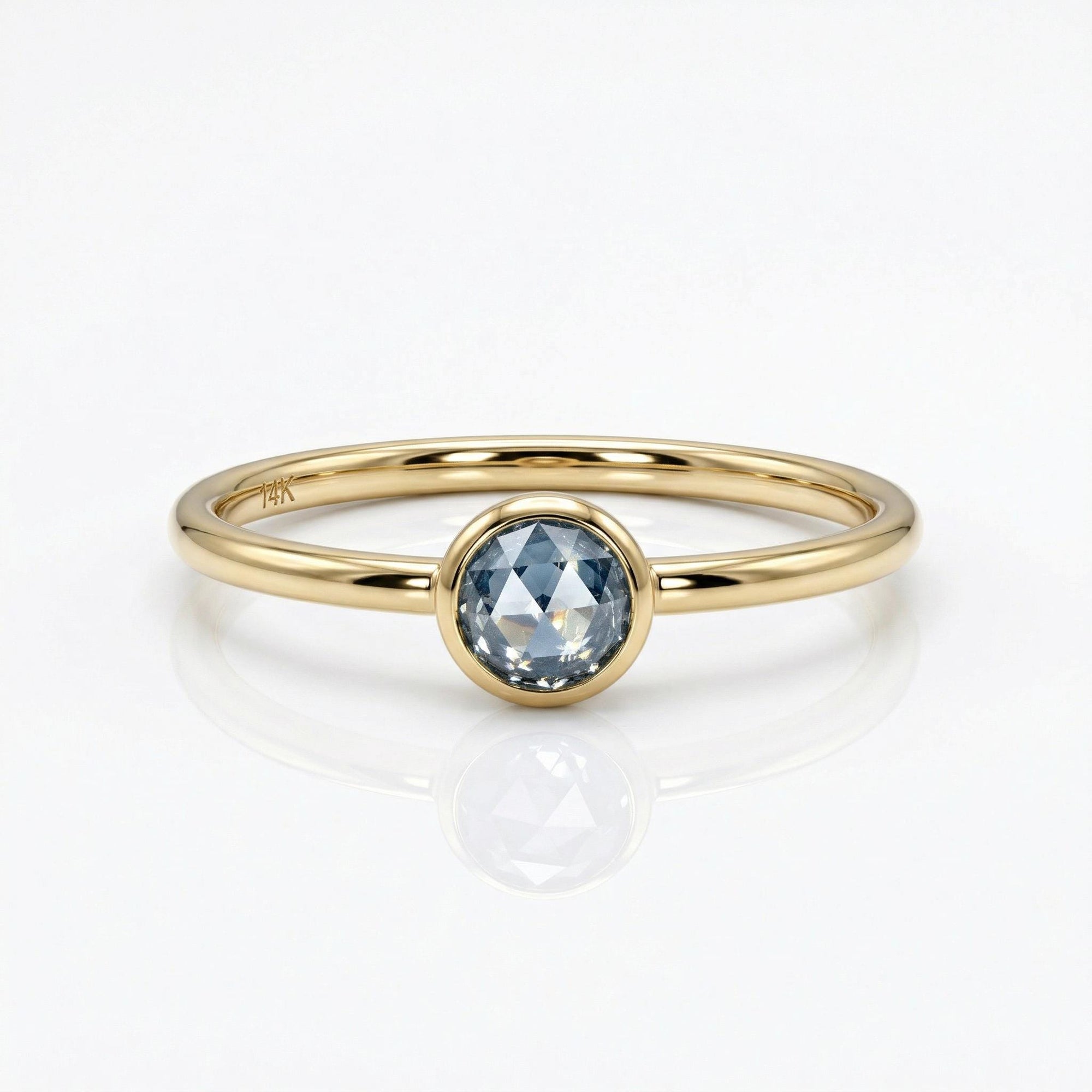 Teal Green Montana Sapphire Ring - Melt'm Jewelry