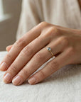 Teal Green Montana Sapphire Ring - Melt'm Jewelry