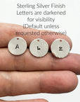 Custom Initial Necklace Gold Filled – Hand Stamped Hammered Coin Necklace, Personalized Mother Gift, Bridesmaid Jewelry - Melt'm Jewelry