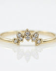 Diamond Curve Band Ring - Melt'm Jewelry