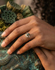 Diamond Curve Band Ring - Melt'm Jewelry