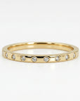 Flush Set Diamond Wedding Band - Melt'm Jewelry