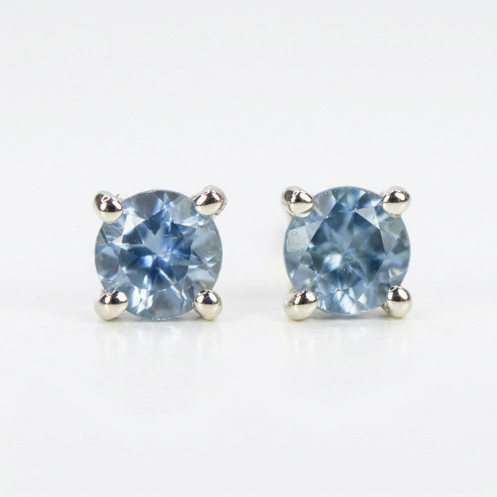 Blue Montana Sapphire Earrings in 14k Gold - Melt'm Jewelry