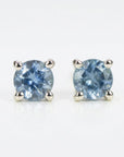 Blue Montana Sapphire Earrings in 14k Gold - Melt'm Jewelry