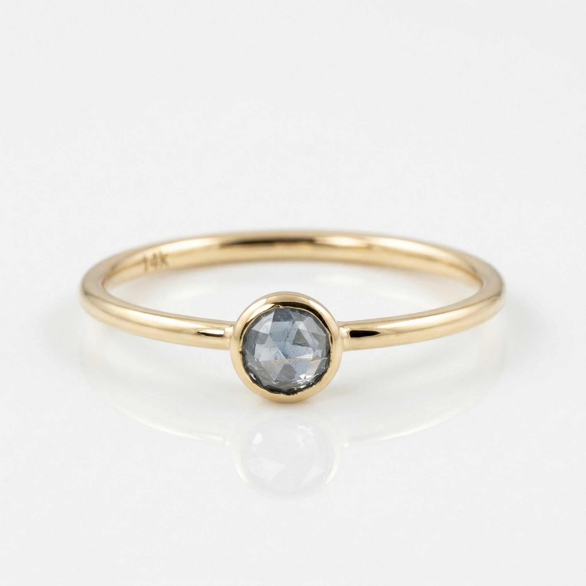 Teal Green Montana Sapphire Ring - Melt'm Jewelry