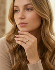 Cushion Cut Rose Quartz Ring 10k Gold, Bezel Set Solitaire Engagement Ring - Melt'm Jewelry