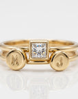Princess Cut Diamond Engagement Ring - Melt'm Jewelry