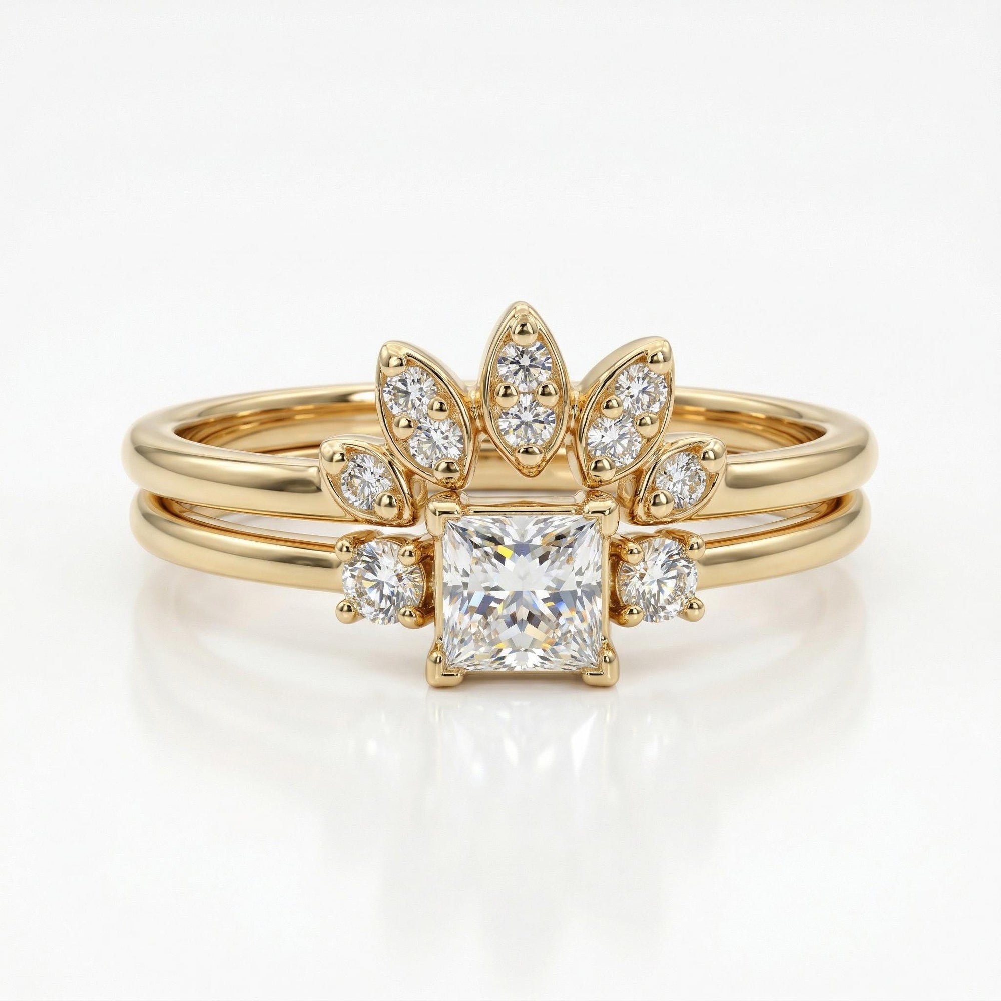 Diamond Curve Band Ring