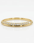Diamond Wedding Band 14k Gold - Melt'm Jewelry