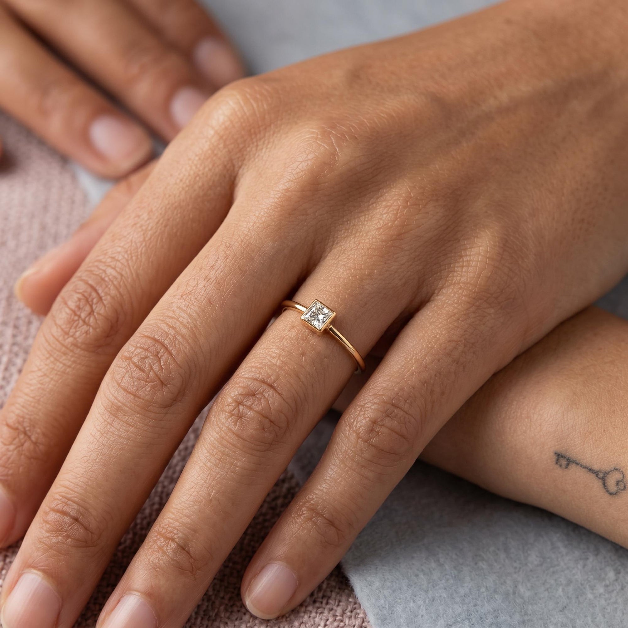 Princess Cut Diamond Engagement Ring
